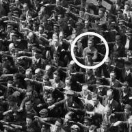 August Landmesser - Nazi Rally 